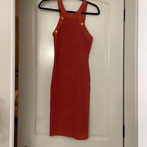 Beautiful, burnt orange cocktail, dress brand new